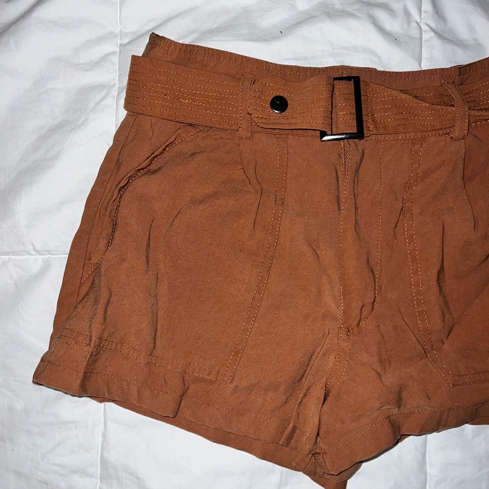High Rise Belted Short